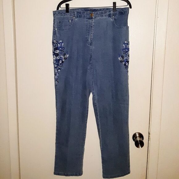Ruby Rd. Blue Jeans - Picture 1 of 5